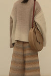 SWAYING/KNIT fleece V-neck cardigan SW202SZ53